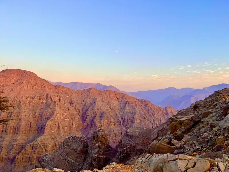 A desert landscape in Ras Al Khaima