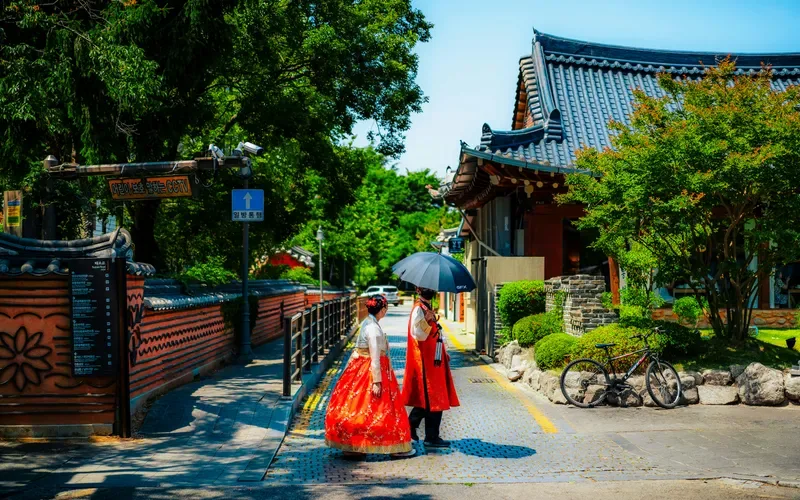 A South Korean cityscape
