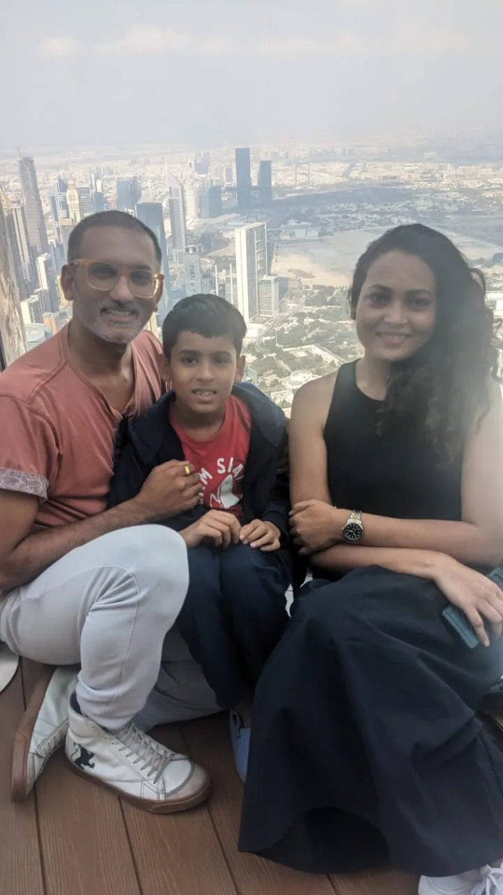 Ashwin & Aarti Joharapurkar in UAE