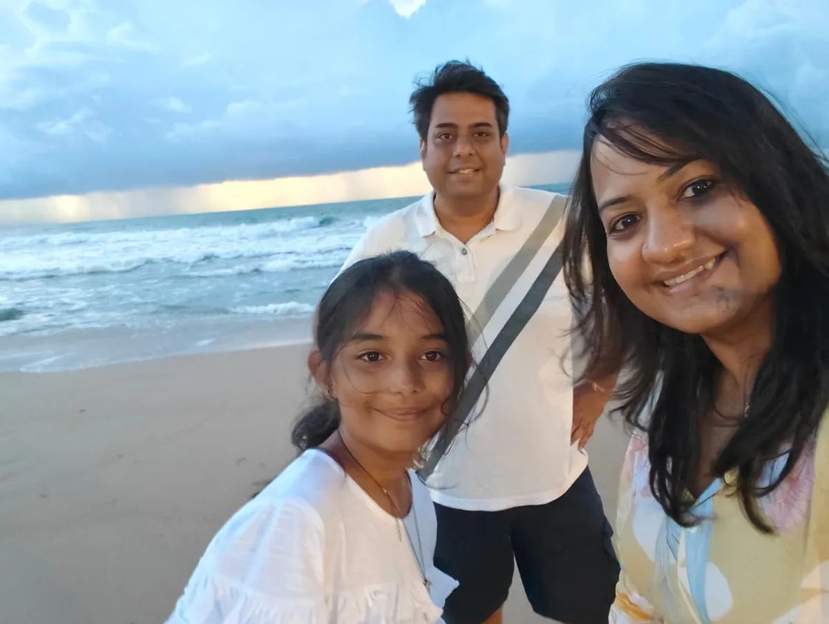 Ms. Dhulla & Family in Sri Lanka