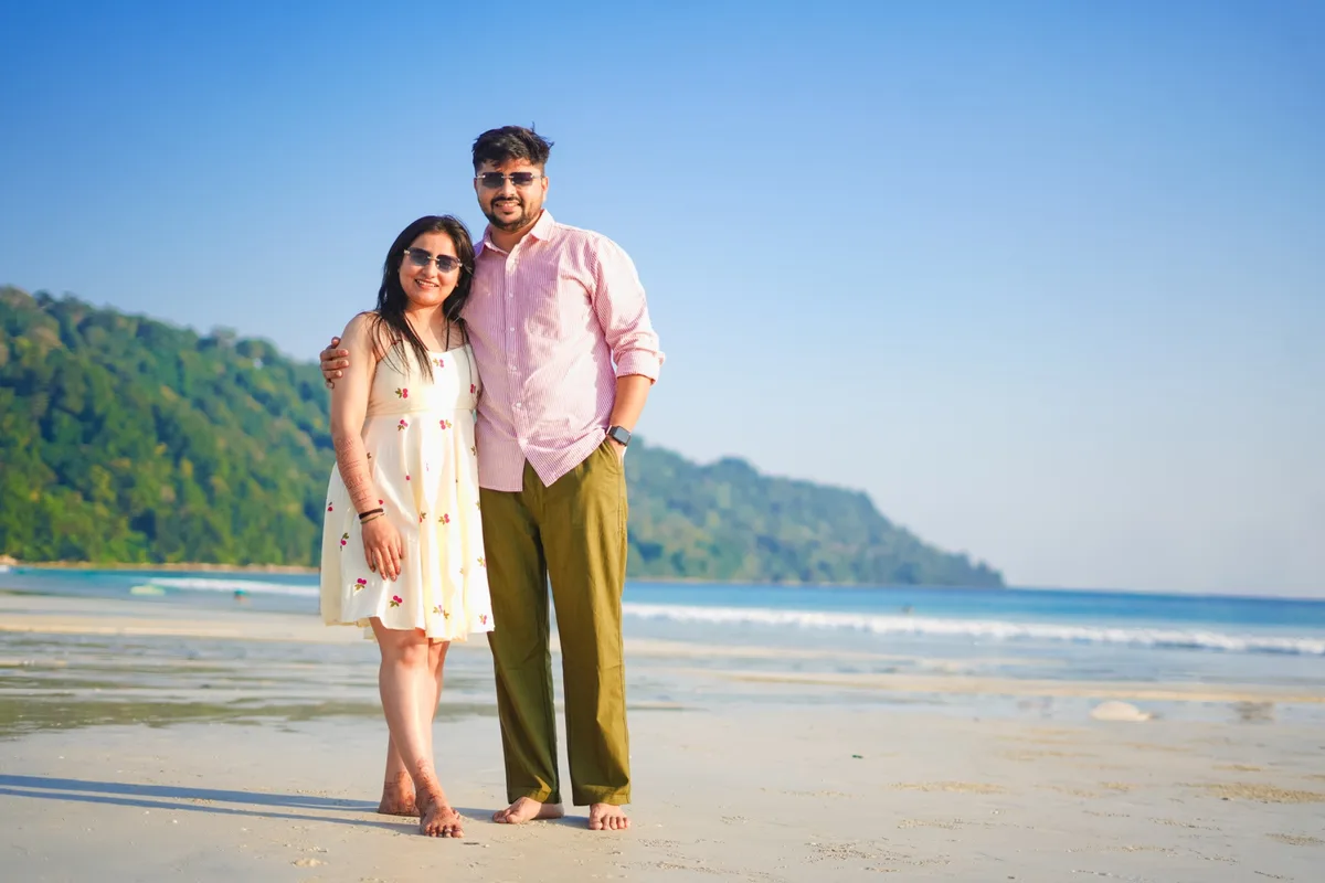 Piyush & Manasi in Andaman Islands